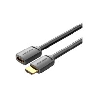 Кабель мультимедійний HDMI M to HDMI F 2.0m V2.0 4K 60Hz PVC Vention (AHCBH)