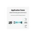 Кабель для передачі даних SATA 3.0 7pin F/F 0.5m L Blue VENTION (KDDSD)