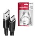 Дата кабель USB 2.0 AM to USB-C 1.0m black AXAGON (BUCM-AM10AB)