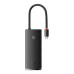 Перехідник Baseus USB to 1xRJ45 100Mbps black (WKQX000001)