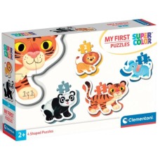 Пазл Clementoni 4 в 1 Wild Animals, серія My First Puzzles (20810)