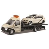 Машинка для дітей Bburago автоперевізник з автомоделлю VW Polo (18-31403)