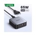Зарядний пристрій UGREEN 4xUSB 65W (2хUSB-C+2xUSB-A) Gan CD327 (90747)