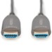 Кабель мультимедійний HDMI M to HDMI M 15m 8K AOC hybrid-fiber black Digitus (AK-330126-150-S)