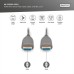 Кабель мультимедійний HDMI M to HDMI M 15m 8K AOC hybrid-fiber black Digitus (AK-330126-150-S)