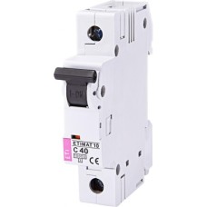 Автоматичний вимикач ETI Выключатель автоматический ETIMAT 10 1p C 40А (10 kA) (2131720)