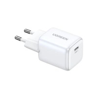 Зарядний пристрій Ugreen USB-C PD20W GaN CD318 white (15324)