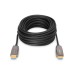 Кабель мультимедійний HDMI M to HDMI M 15m 8K AOC hybrid-fiber black Digitus (AK-330126-150-S)