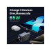 Зарядний пристрій Ugreen 3xUSB 65W (2xUSB-C+USB-A) Gan Nexode Fast Charger Grey X553 (35042)