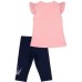 Набір дитячого одягу Breeze з коронкою з паєток (10133-104G-peach)