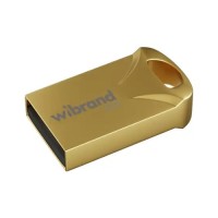 USB флеш накопичувач Wibrand 4GB Hawk Gold USB 2.0 (WI2.0/HA4M1G)