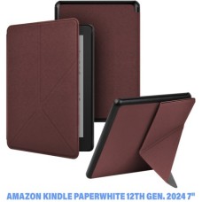 Чохол до електронної книги BeCover Ultra Slim Origami Amazon Kindle Paperwhite 12th Gen. 2024 7" Red Wine (712842)