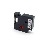 Стрічка для принтера етикеток UKRMARK RL-D-45013P-BK/WT, аналог DYMO S0720530, 12мм х 7м. (900295)