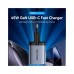 Зарядний пристрій Vention 2xUSB-C PD45W GaN gray (FCDH0-EU)