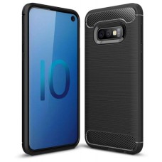 Чохол до мобільного телефона Laudtec для SAMSUNG Galaxy S10e Carbon Fiber (Black) (LT-GS10eB)