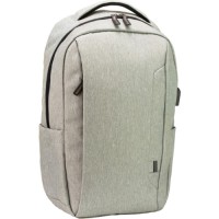Рюкзак шкільний Optima 17.5" USB Techno чоловічий 0.7 кг 16-25 л Світло-сірий з виділеними елементами (O97590-03)
