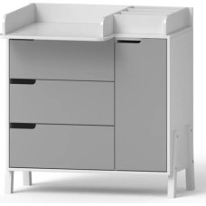 Комод-пеленатор Angelo Магія Плюс (з органайзером) сірий 90х51х90 (19034)