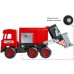 Машинка для дітей Tigres Авто "Middle truck" сміттєвоз (червоний) в коробці (39488)