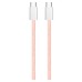 Дата кабель USB-C to USB-C 1.0m 60W 3.0А pink ColorWay (CW-CBPDCC061-P)