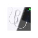 Дата кабель USB 2.0 AM to Lightning 1.0m Cafule Series Metal 2.4A White Baseus (CALJK-A02)