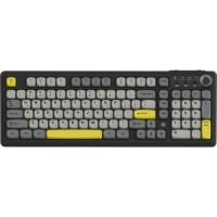 Клавіатура Ajazz AF98 Plus Wireless/Bluetooth/USB UA Black/Grey/Yellow (AF98-PLUS-BGY)