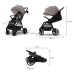 Коляска Kinderkraft Grande 2 Beige (KSGRAN02BEG0000) (5902533929603)
