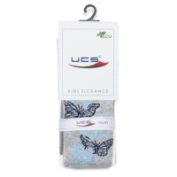 Колготки UCS Socks з метеликами (M0C0301-2101-3G-gray)