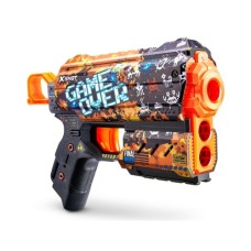 Іграшкова зброя Zuru X-Shot Швидкострільний бластер Skins Flux Game Over (8 патронів) (36516E)