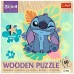 Пазл Trefl Wooden Lilo&Stitch Щасливий Стіч, 50 елементів (5900511202816)