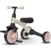 Дитячий велосипед QPlay Stager 3 в 1 з ручкою, біговел, Beige-Pink (T80STAGERBeigePink)