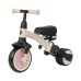 Дитячий велосипед QPlay Stager 3 в 1 з ручкою, біговел, Beige-Pink (T80STAGERBeigePink)