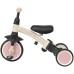 Дитячий велосипед QPlay Stager 3 в 1 з ручкою, біговел, Beige-Pink (T80STAGERBeigePink)