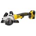 Дискова пила DeWALT 18В XR Li-Ion, безщіткова, диск 115х9.5 мм, 2.5 кг, 2x5Ah, кейс TSTAK (DCS571P2)