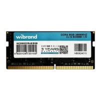 Модуль пам'яті для ноутбука SoDIMM DDR4 8GB 2666 MHz Wibrand (WI2666DDR4S/8GB)