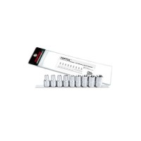 Набір головок Toptul TORX на планці 1/2" E10-E24 9шт. (GAAG0901)