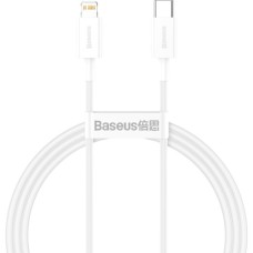 Дата кабель USB-C to Lightning 1.0m 20W Superior Series White Baseus (CATLYS-A02)