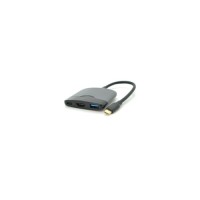 Концентратор Voltronic USB-C 3-in-1 USB 3.0 + USB-C + HDMI 0.23m black (YT-HTC3in1)