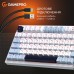 Клавіатура GamePro MK160 V2 Warden QLAB Sakura Linear RGB USB UA White (MK160-V2-BL-QS)