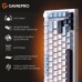 Клавіатура GamePro MK160 V2 Warden QLAB Sakura Linear RGB USB UA White (MK160-V2-BL-QS)