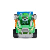 Ігровий набір Paw Patrol Щенячий патруль у кіно 2 Рятувальний автомобіль-трансформер із водієм Рокі (SM17776/6474)