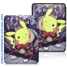 Чохол до електронної книги BeCover Smart Case Amazon Kindle Paperwhite 12th Gen. 2024 7" Pikachu (712858)