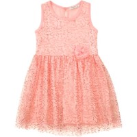 Плаття дитяче Breeze святкове з паєтками (12740-134G-peach)