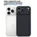Чохол до мобільного телефона BeCover FIBRA Carbonite MagSafe Apple iPhone 17 Pro Black (715409)