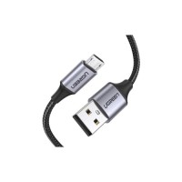 Дата кабель USB 2.0 AM to Micro 5P 1.5m 2A US290 black Ugreen (60147)