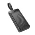 Батарея універсальна HOCO 30000mAh Element PD/20W, QC/22.5W, LED Lamp, Black (J123B / 714735)