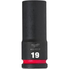 Торцева головка Milwaukee ShW 1/2" 19 мм, довга (4932480337)