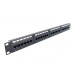 Патч-панель Hypernet 19" 24 порта UTP cat.6 з менеджментом кабеля (PP-KUTP6-24-NM-CM)