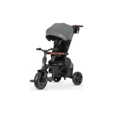 Дитячий велосипед QPlay Comfo Max складаний триколісний Grey (T70 ComfoMaxGrey)