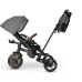 Дитячий велосипед QPlay Comfo Max складаний триколісний Grey (T70 ComfoMaxGrey)