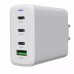 Зарядний пристрій Canyon CU140ACC GaN 150W 3xPD 1xQC EU White (CNS-CUW140ACC)